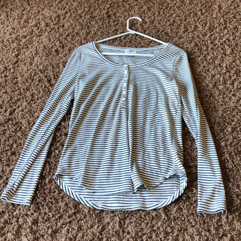 Long Sleeved Striped T-Shirt